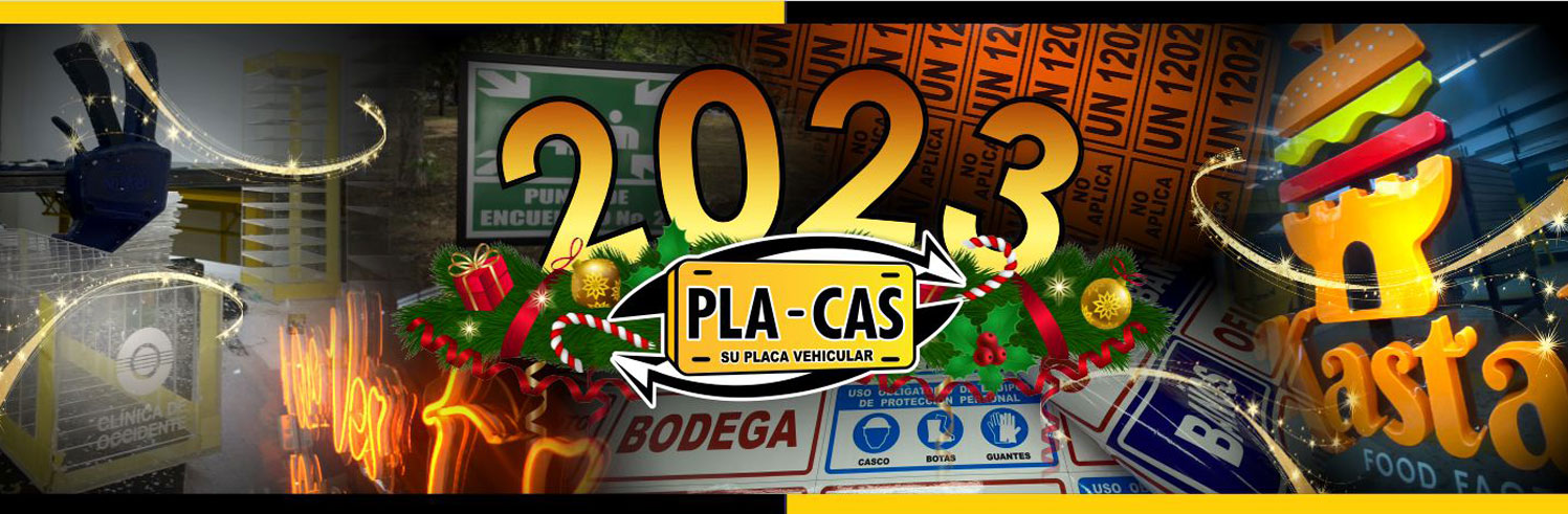 Su Placa Vehicular Felices Fiestas 2023