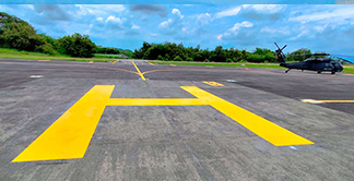 señalizacion y demarcacion de helipuertos