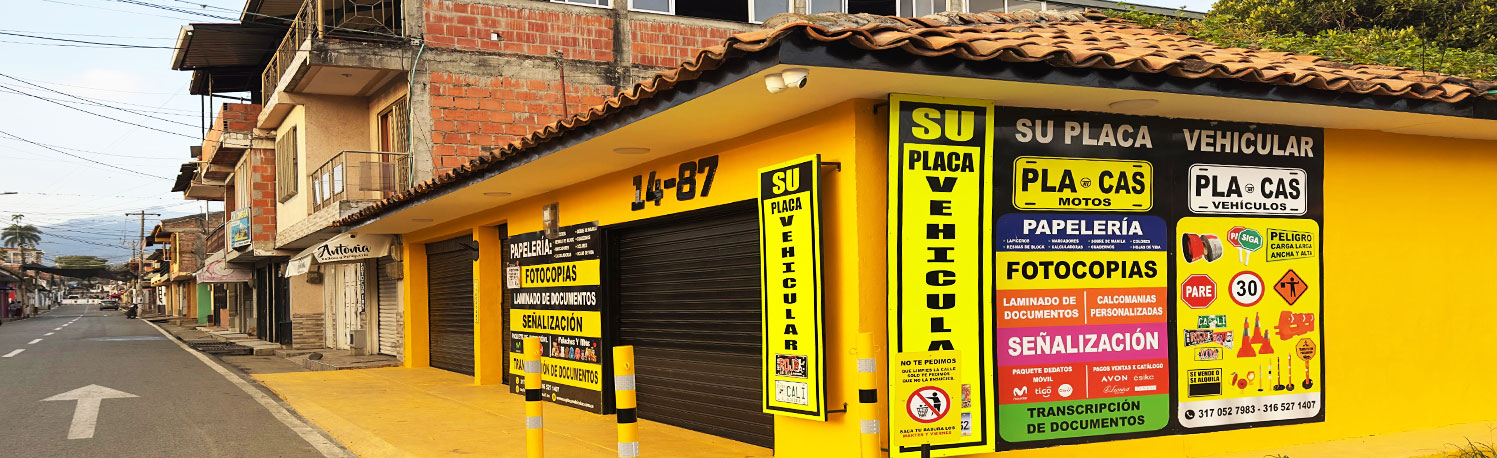 Duplicado de placas vehiculares en el Cauca