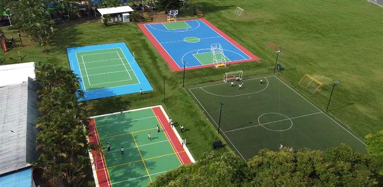 canchas deportivas cali demarcacion horizontal