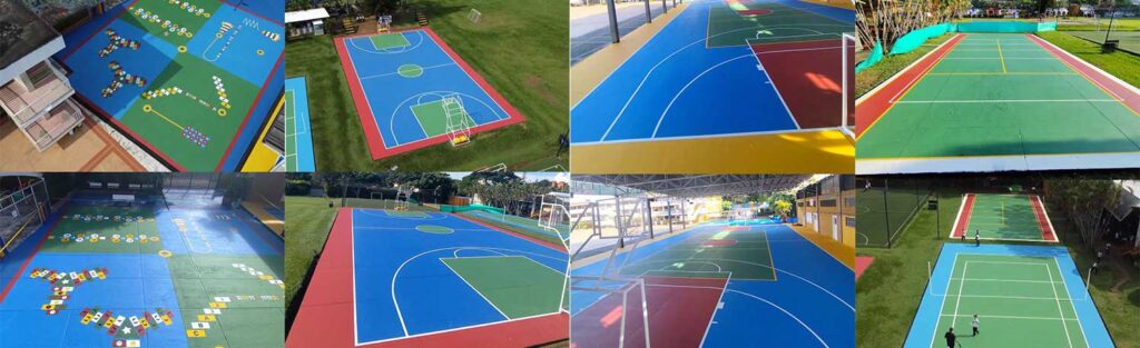 Demarcación de canchas múltiples