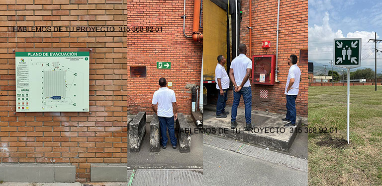 caracteristicas de un plano de evacuacion