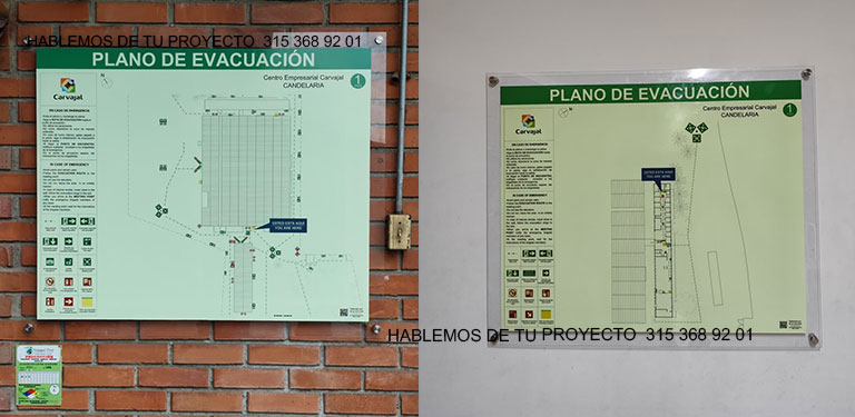 planos de evacuacion profesionales