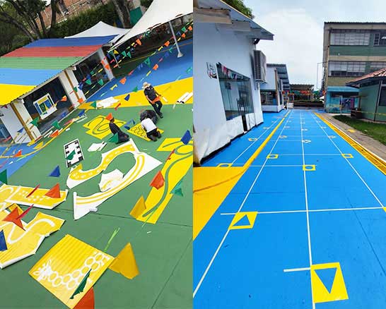 demarcacion canchas ludicas